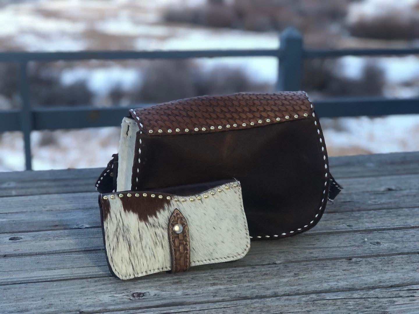 Western Purse and Wallet Set