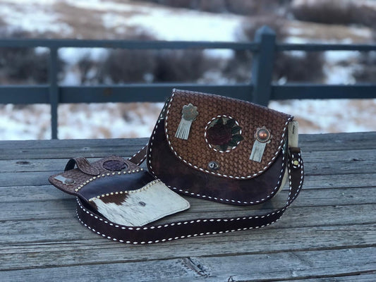 Western Purse and Wallet Set