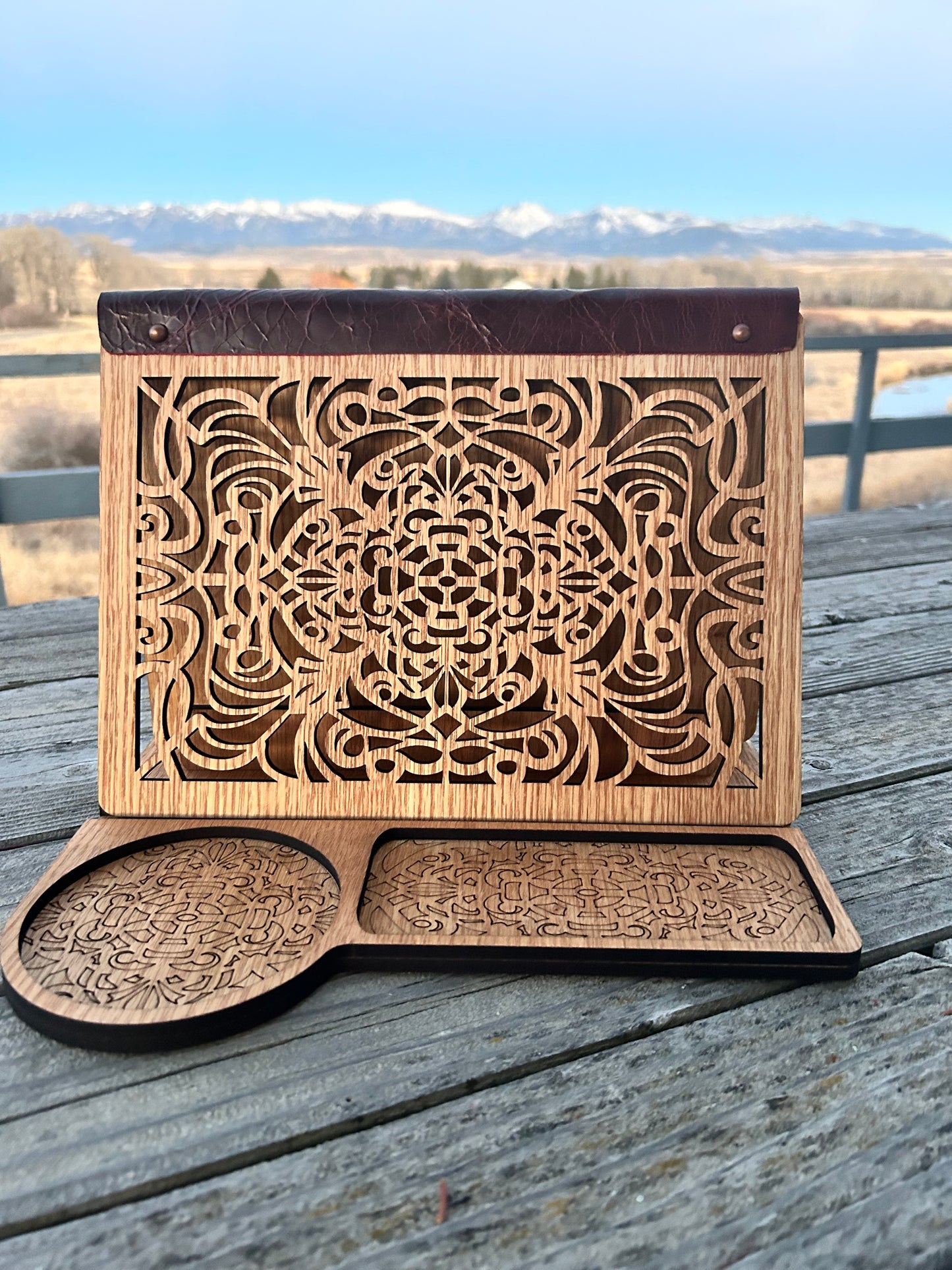Book Nook | Book Valet Tray | Ipad Stand | Cookbook Holder | Book Holder