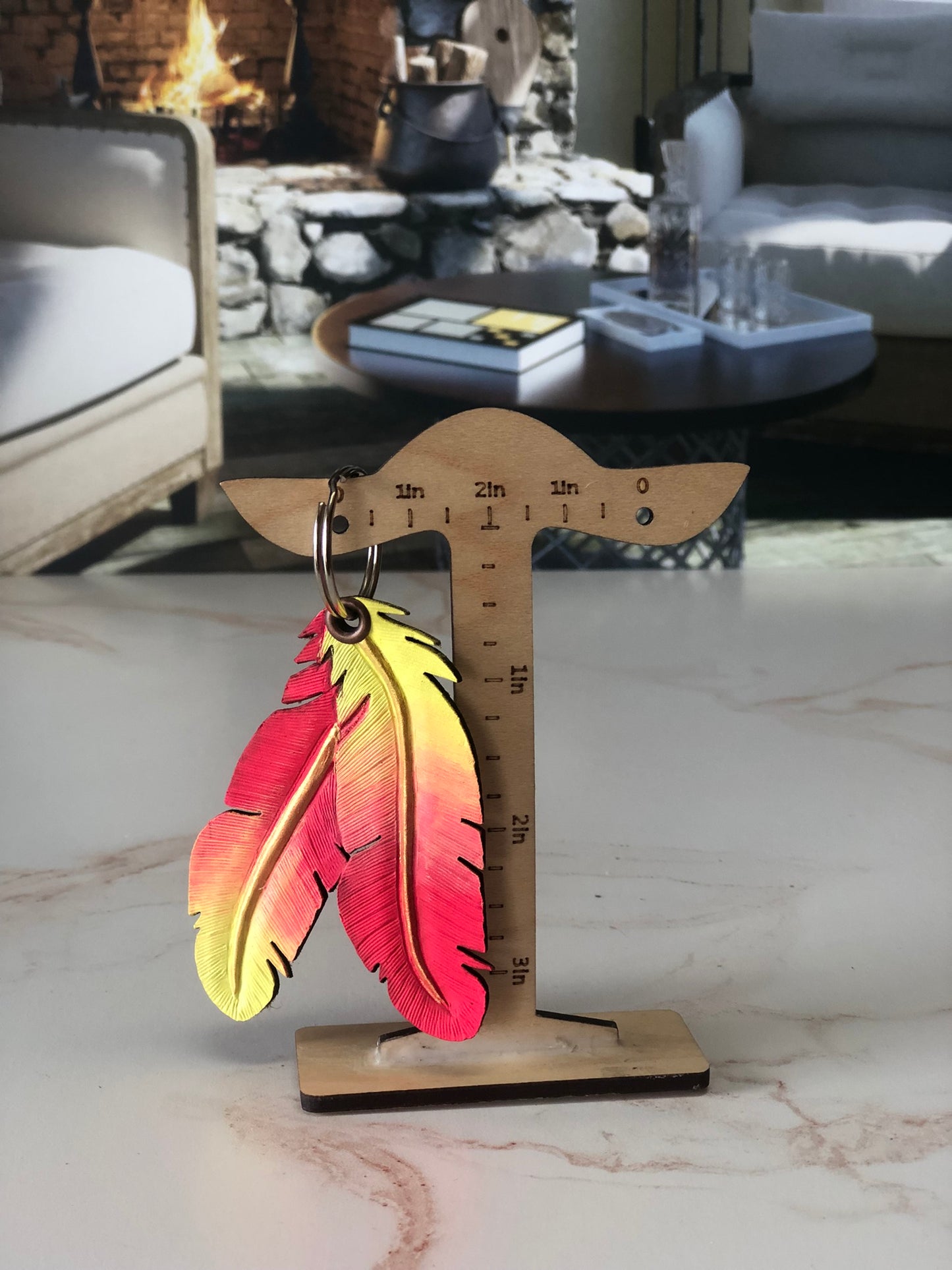 Cowgirl Boots Accessories | Painted Yellow/Hot Pink Western Leather | Cowgirl Bachelorette Earrings, bracelet and keychain