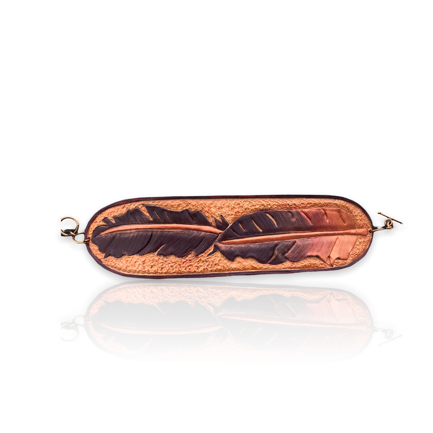 Handmade Gift for her | Leather Cuff | Tooled Leather Jewelry
