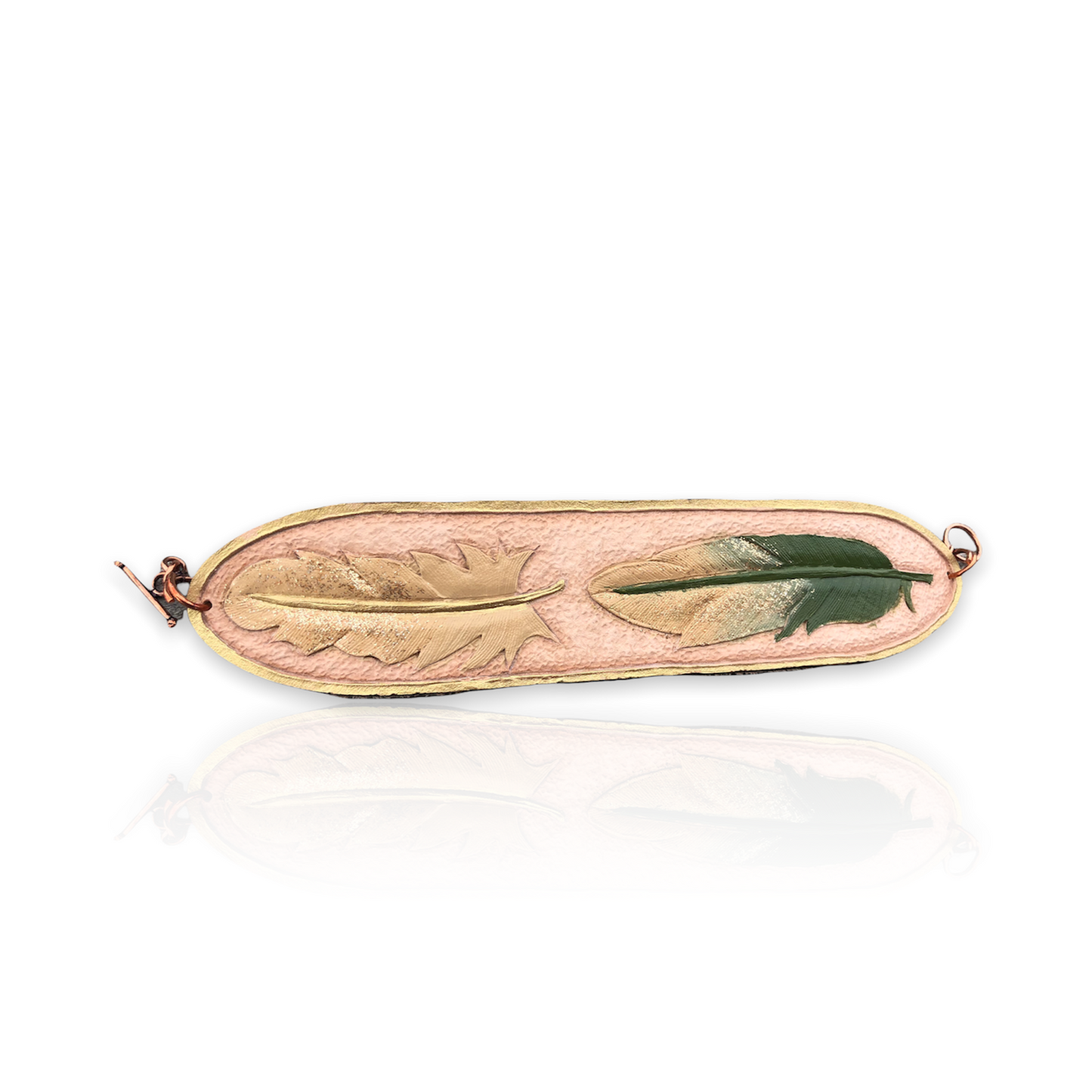 Handmade Gift for her | Leather Cuff | Tooled Leather Jewelry