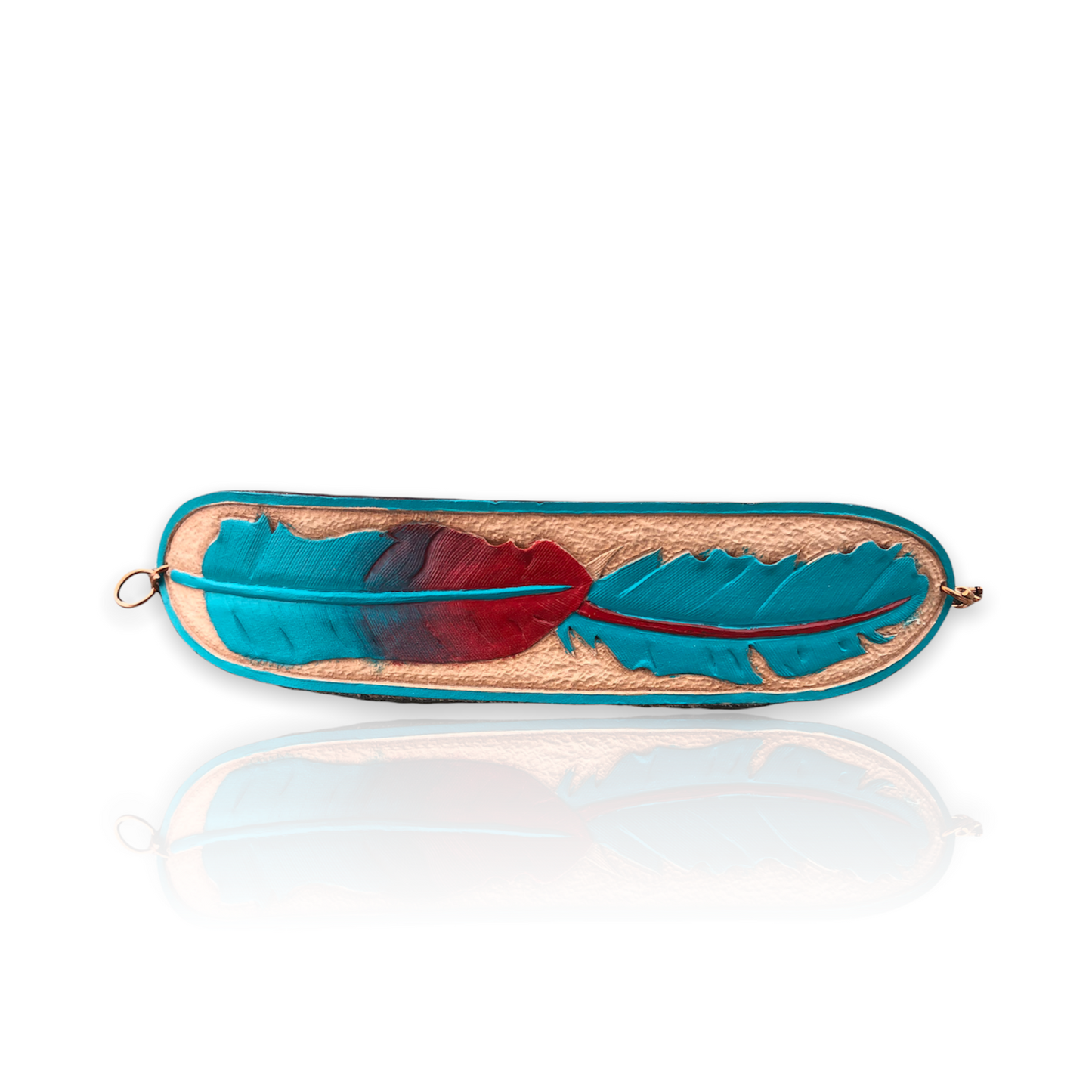 Handmade Gift for her | Leather Cuff | Tooled Leather Jewelry