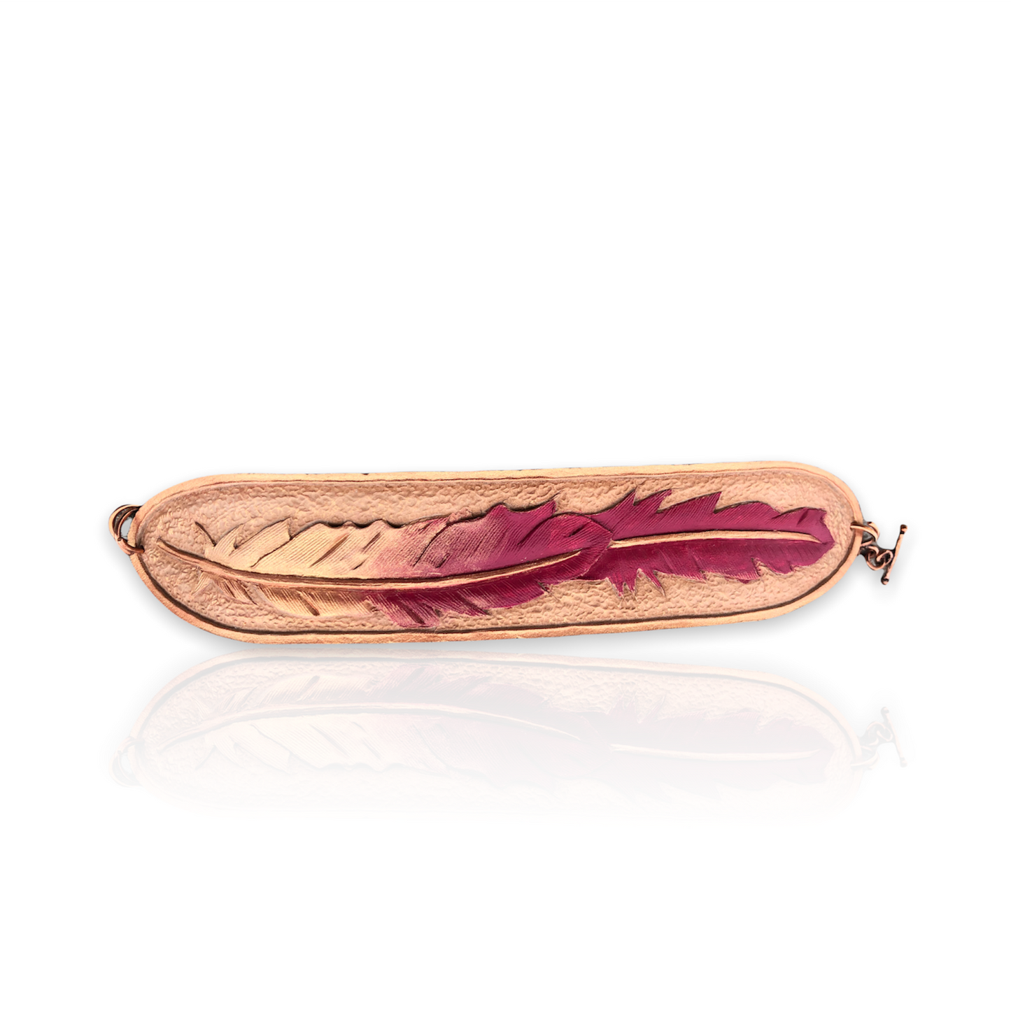 Handmade Gift for her | Leather Cuff | Tooled Leather Jewelry