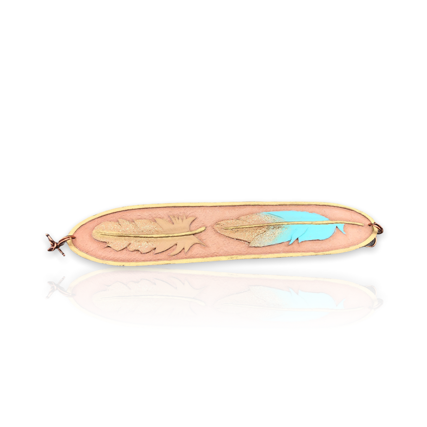 Handmade Gift for her | Leather Cuff | Tooled Leather Jewelry