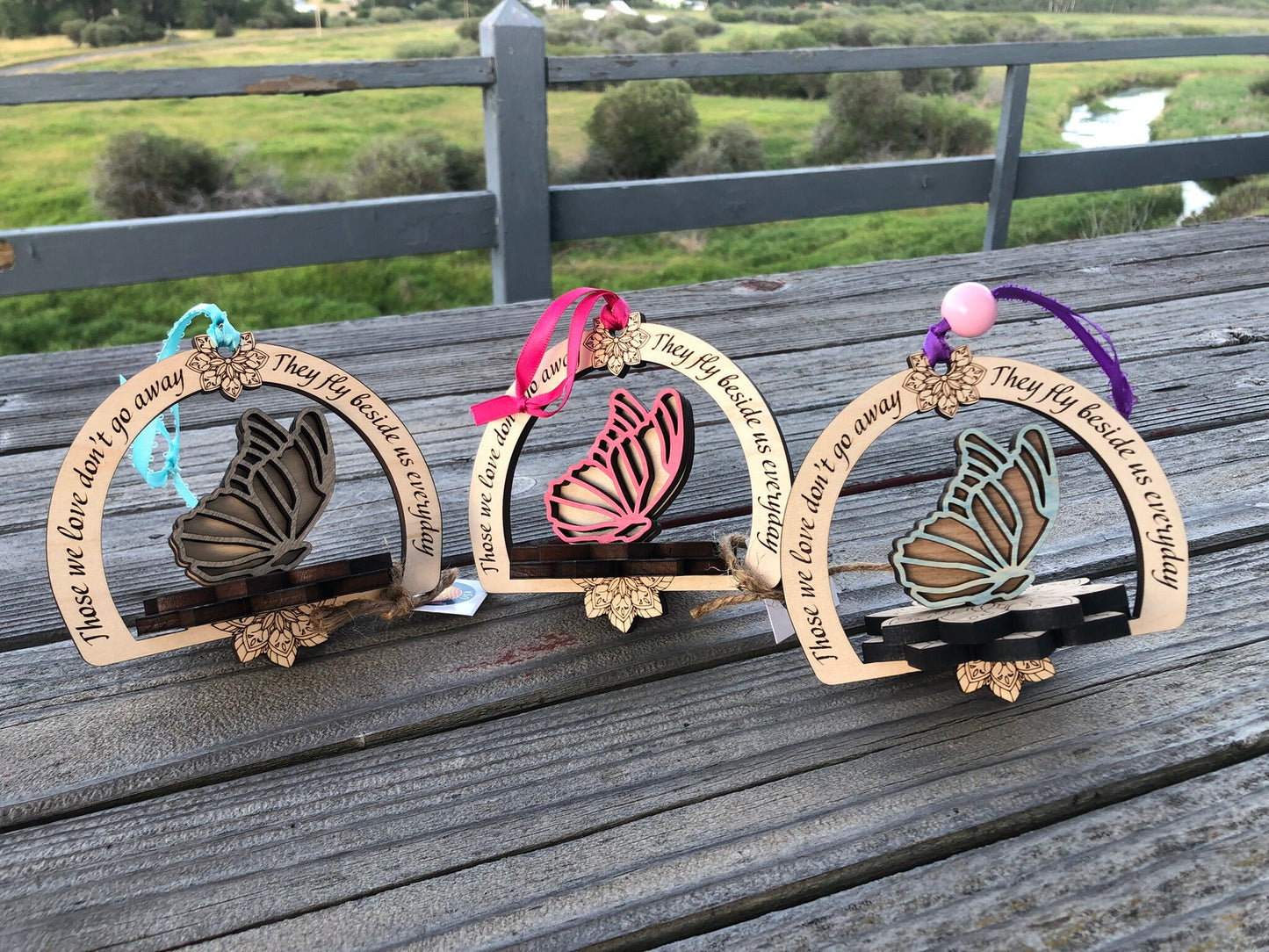 Customizable Ornament | Condolence Gift | Ornament for Loss | Ornament for Pet Loss gift | Cardinal Ornament | Butterfly Ornament with stand
