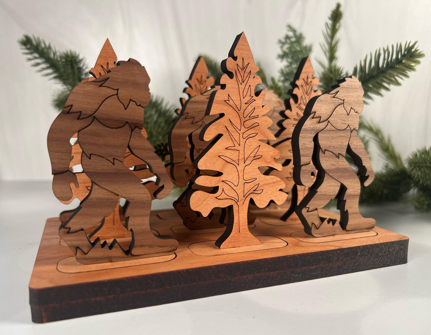 Three in a Row Game, Unique Tic Tac Toe Game, Personalized Wood Gift, Kids Christmas Present, Family Game Night Accessory