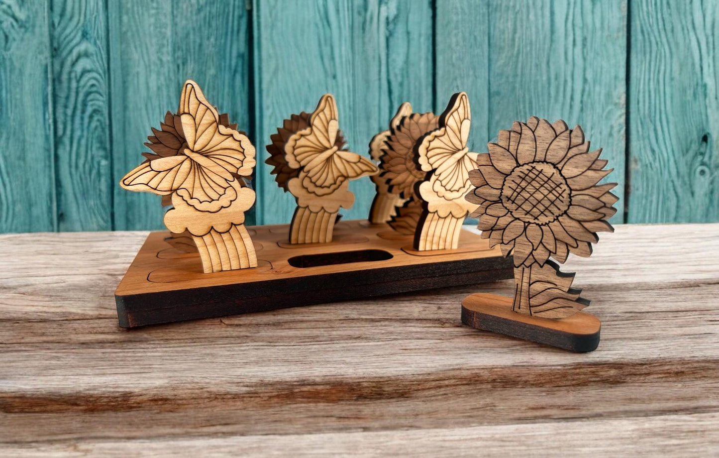 Three in a Row Game, Unique Tic Tac Toe Game, Personalized Wood Gift, Kids Christmas Present, Family Game Night Accessory
