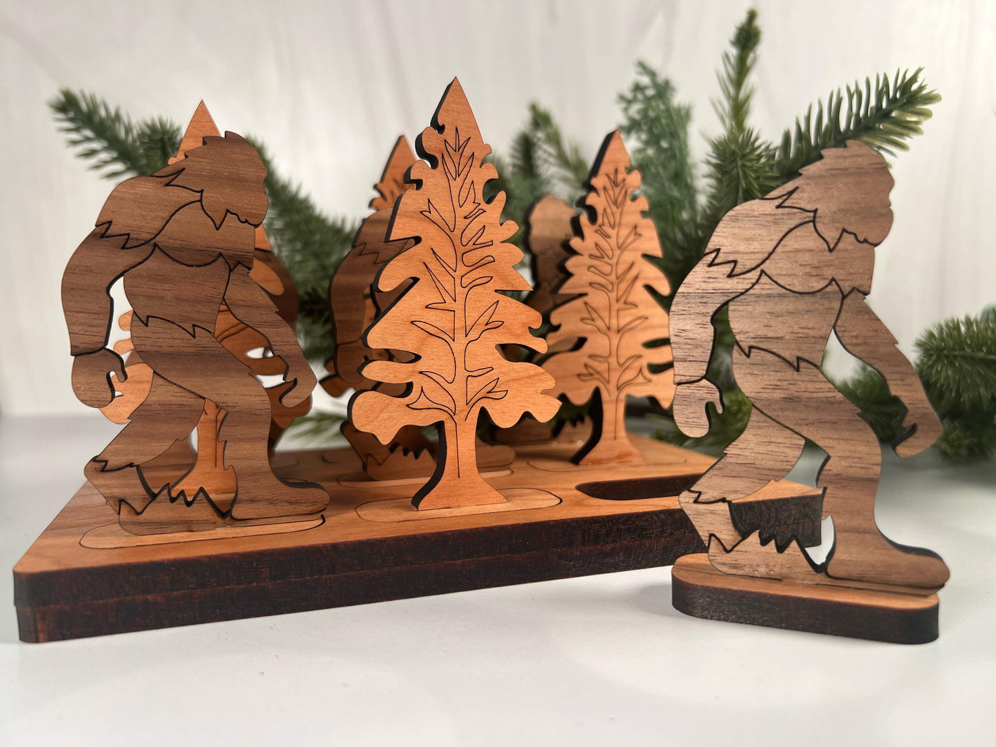 Three in a Row Game, Unique Tic Tac Toe Game, Personalized Wood Gift, Kids Christmas Present, Family Game Night Accessory