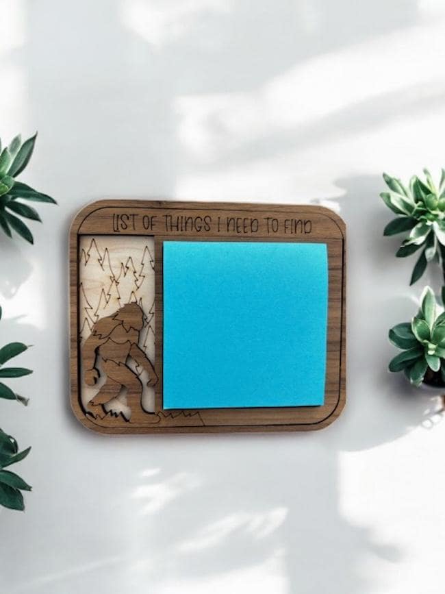 Personalized Sticky Note Holder, Custom Teacher Appreciation Gift, Mythical Creatures Notes Holder, Horse Lover Gift, Stocking Stuffer.