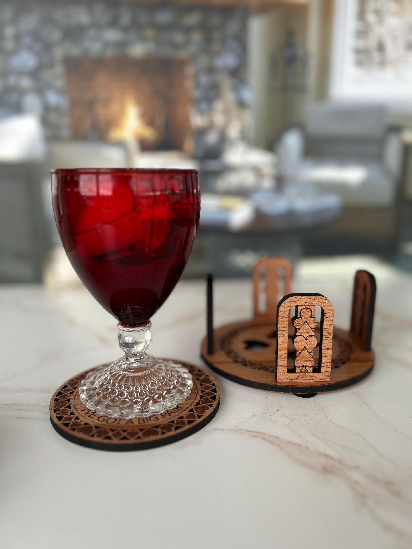 Wooden Coaster Set, Wooden Drink Coasters, Game Day Coasters, Beer Coasters, Custom Wood Coasters, Poker Night Coaster, Handcrafted Coasters