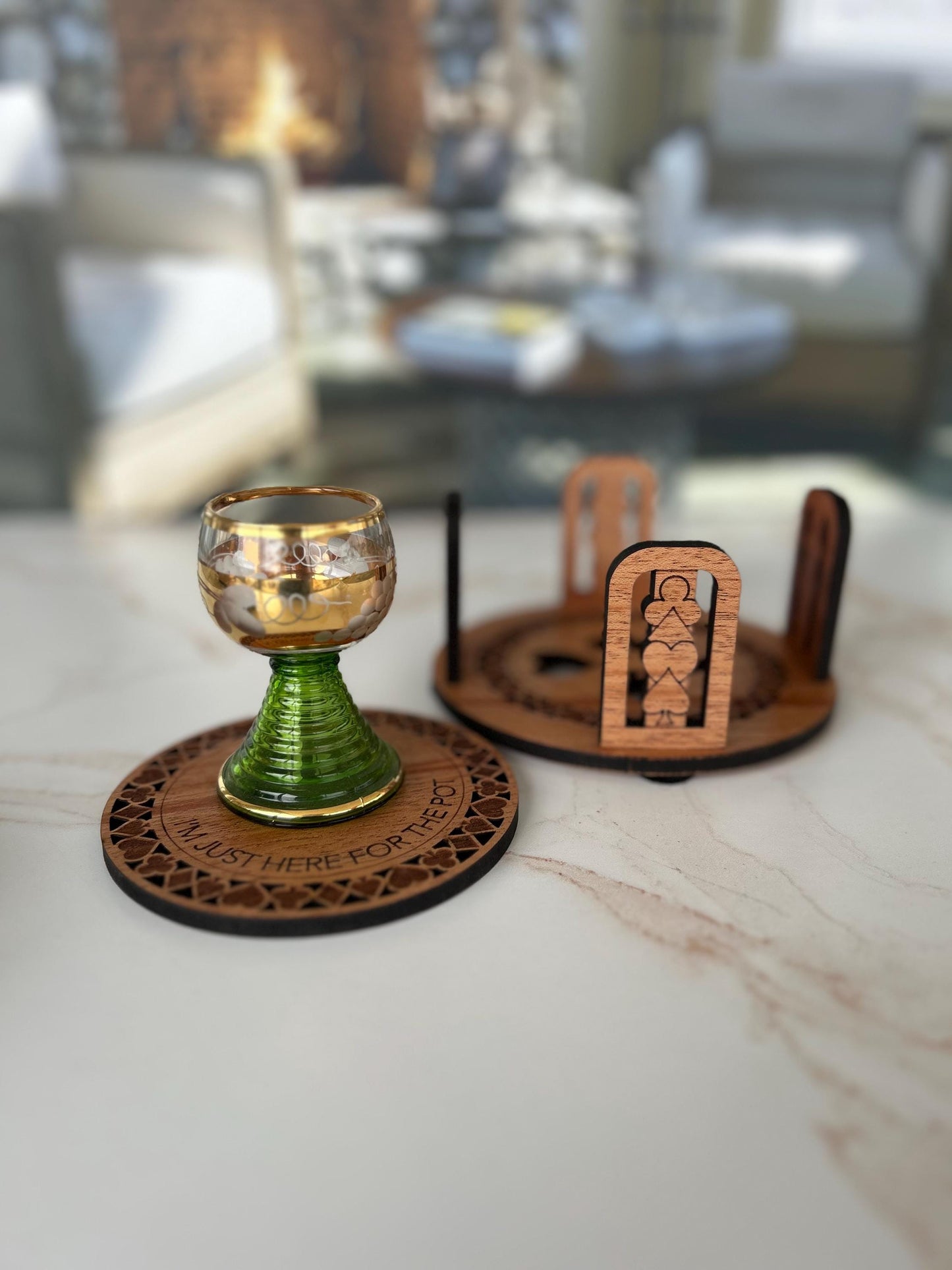 Wooden Coaster Set, Wooden Drink Coasters, Game Day Coasters, Beer Coasters, Custom Wood Coasters, Poker Night Coaster, Handcrafted Coasters