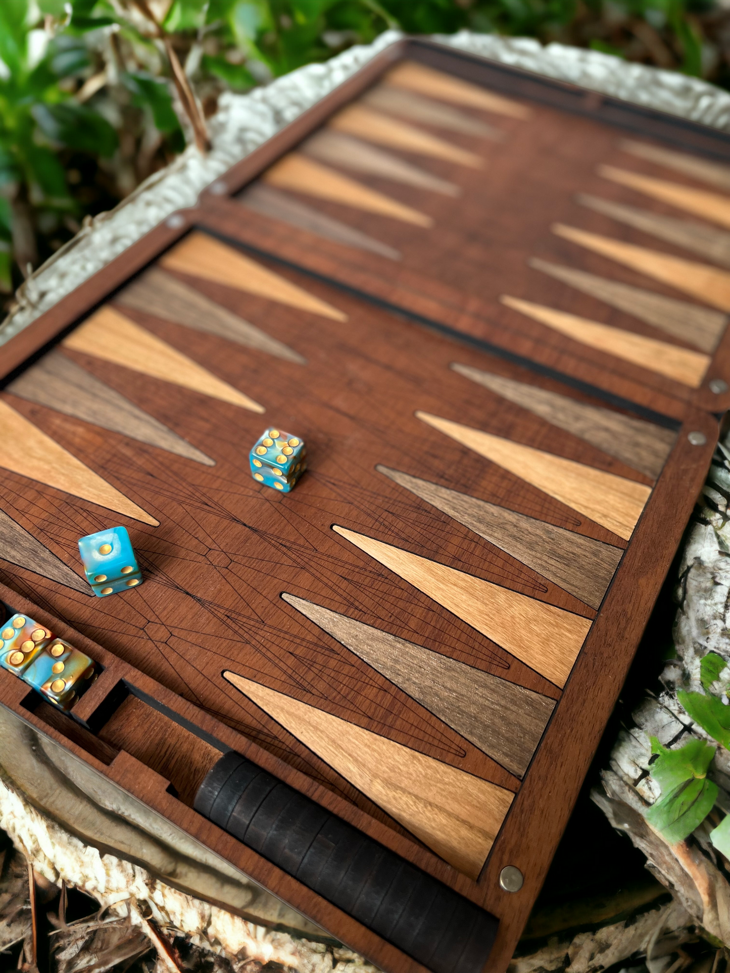 Classic Board Game | Personalized Backgammon Board | Backgammon set