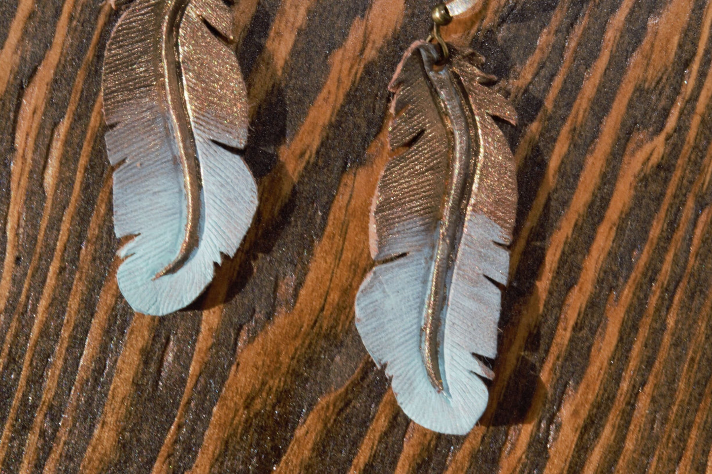 Western Leather Feather Earrings | Cowgirl Bachelorette Party Accessory