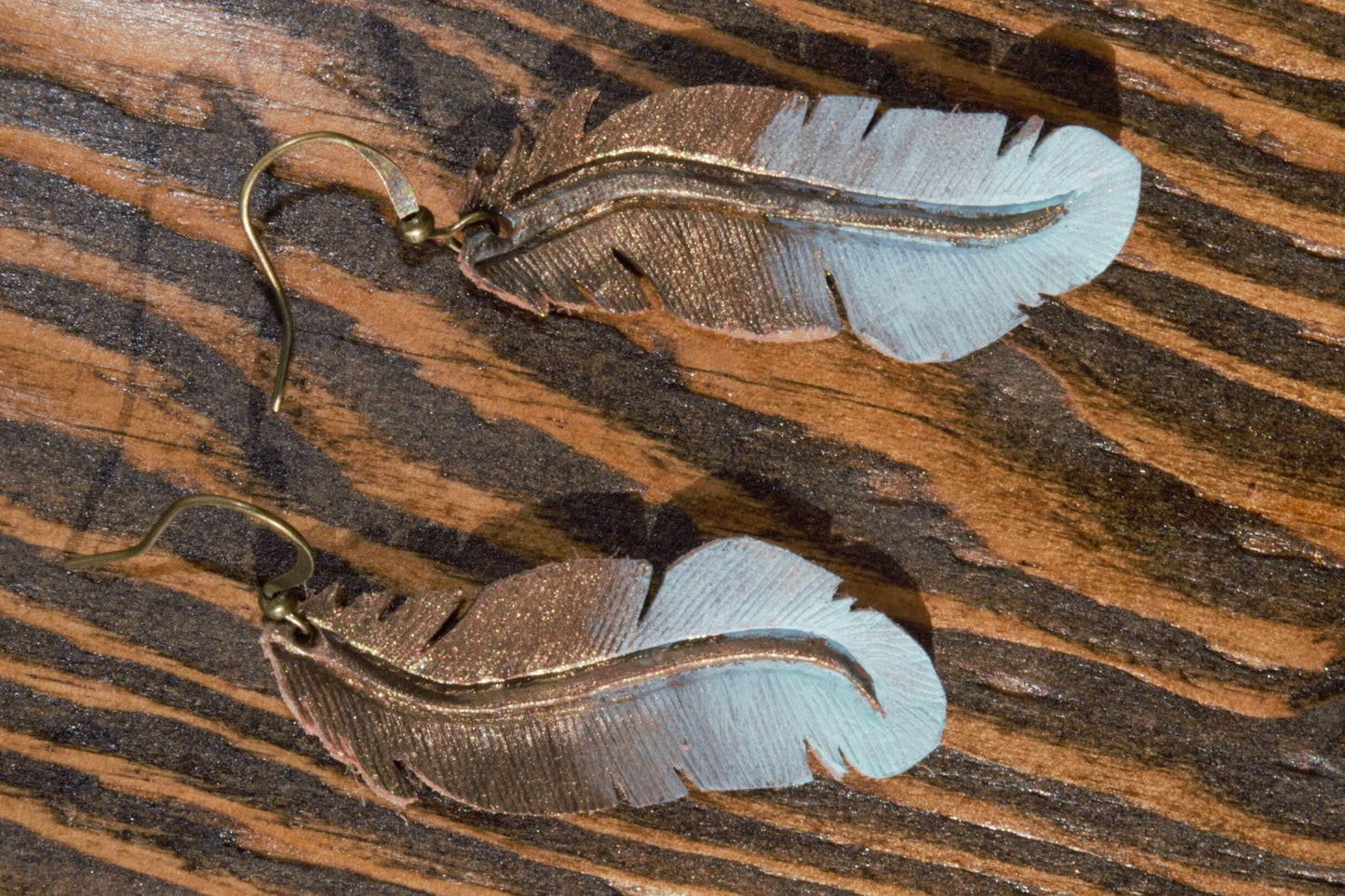 Western Leather Feather Earrings | Cowgirl Bachelorette Party Accessory