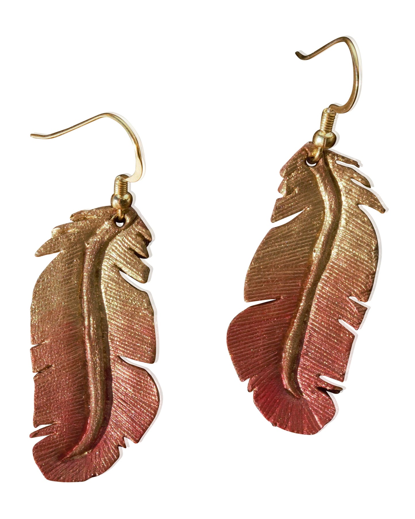 Western Leather Feather Earrings | Cowgirl Bachelorette Accessories