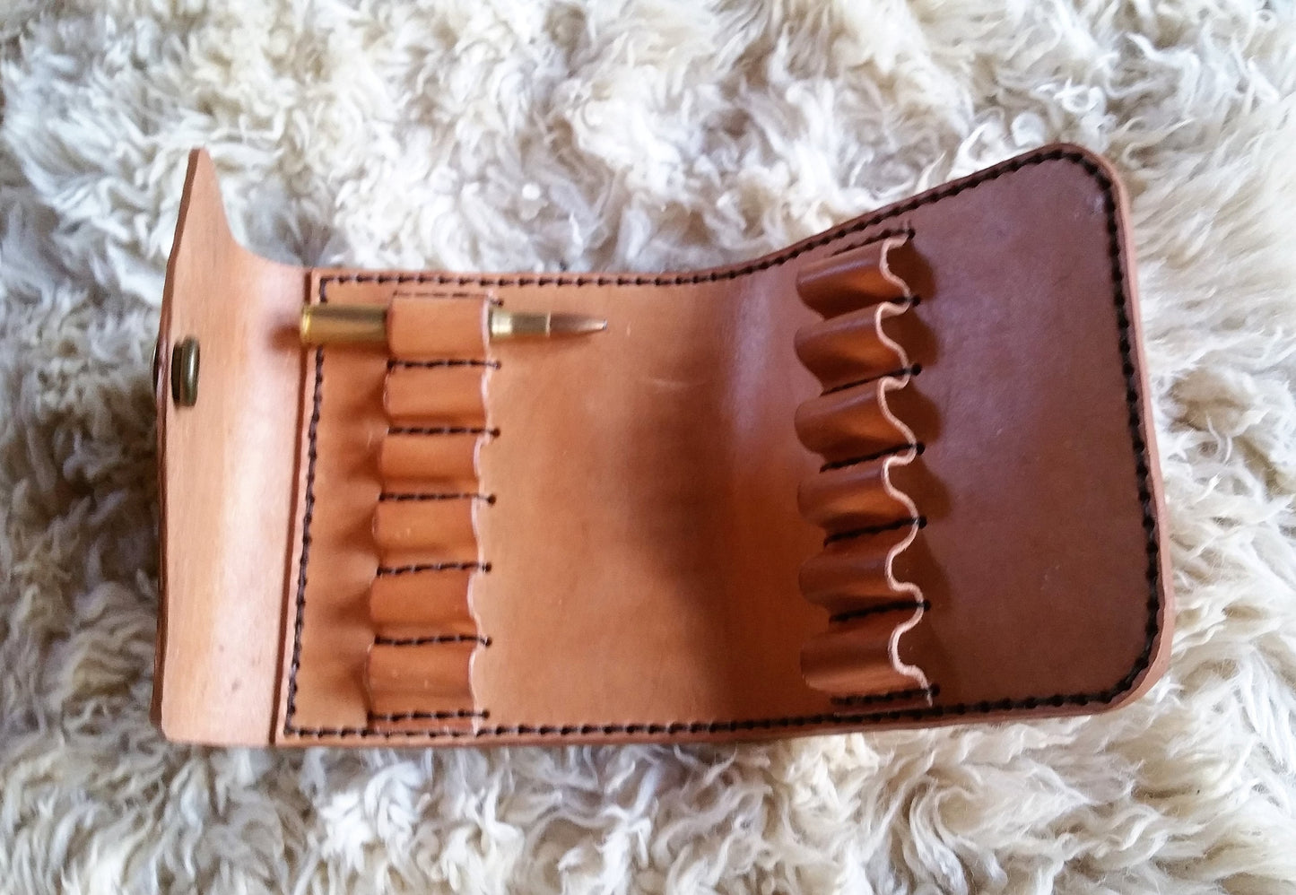 Hand Tooled Leather Bullet Belt Pouch | Cowgirl Boots Accessories