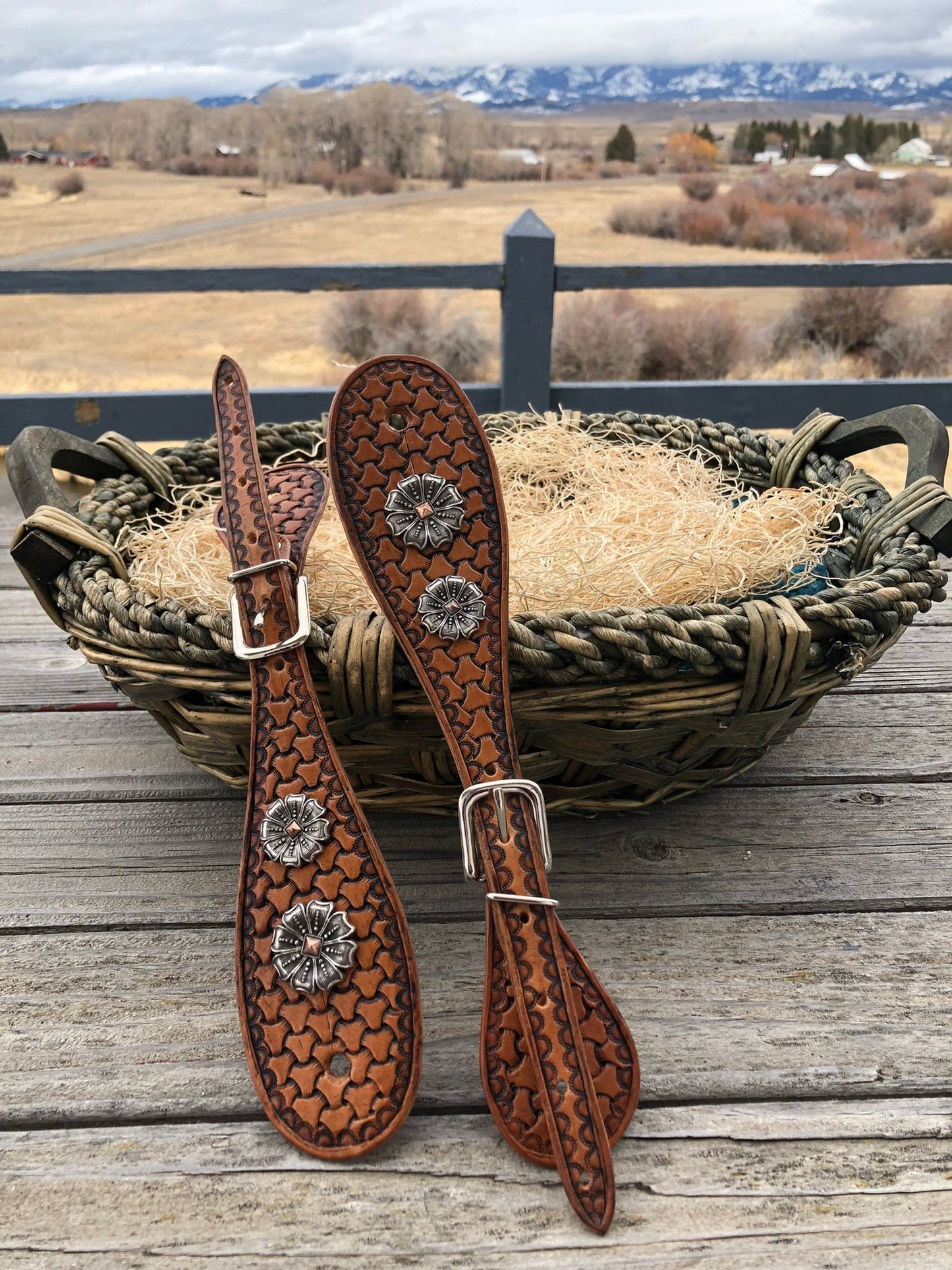 Cowgirl Boots Accessories | Leather Spur Straps | Handmade Western Accessories | Leather Goods Handmade