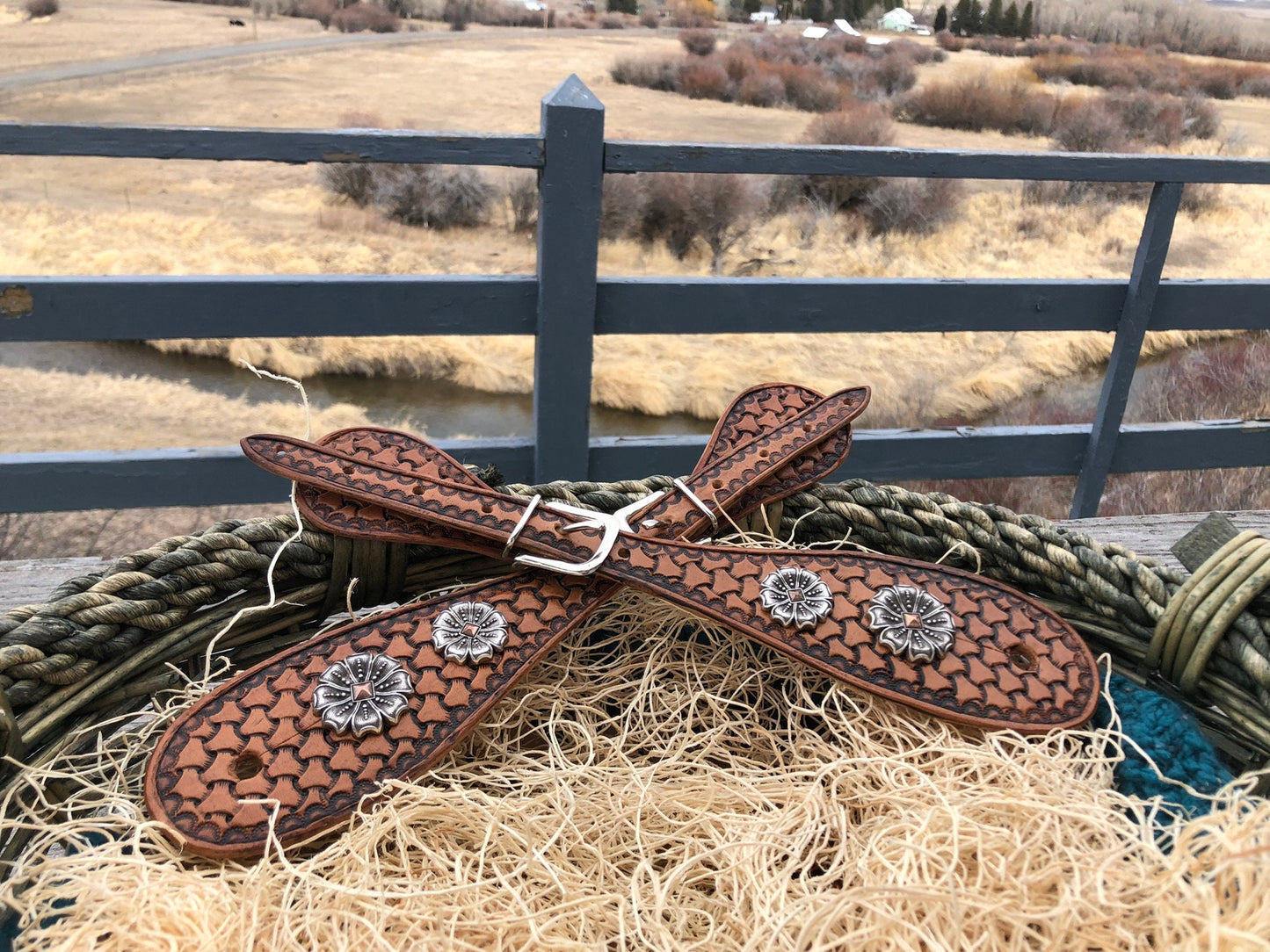 Cowgirl Boots Accessories | Leather Spur Straps | Handmade Western Accessories | Leather Goods Handmade