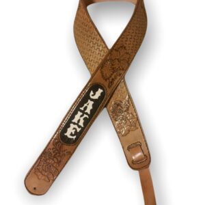 Custom Leather Guitar Strap: Personalized Acoustic & Electric Bass Strap