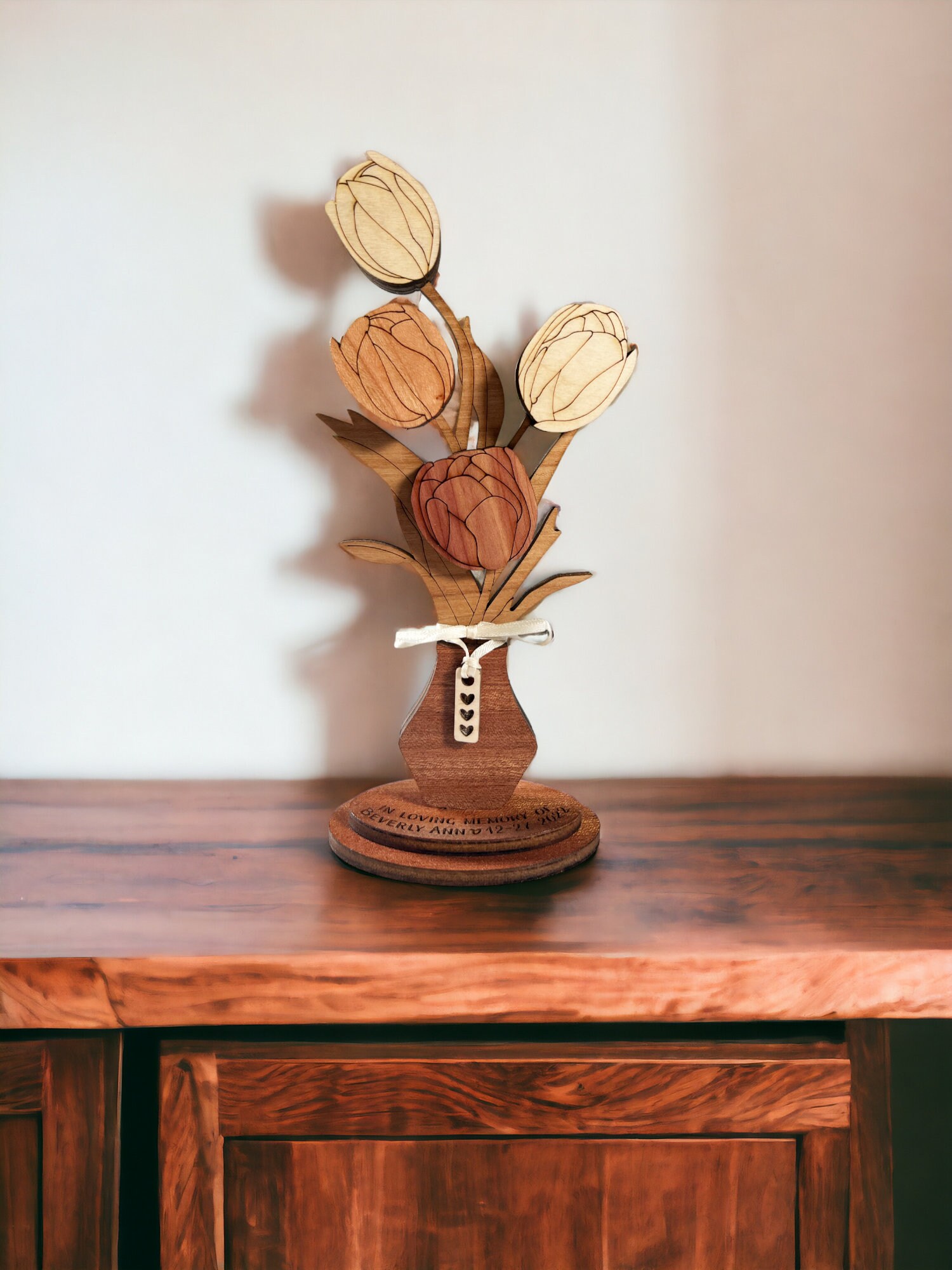Mantel Decor | Fireplace Decor | Grandma Flower Pot | Valentine Home Decor | Small Table Decor | Bookshelf Decor | New Grandmother Gift - Image 3