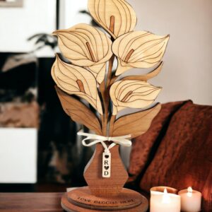 Mantel Decor | Fireplace Decor | Grandma Flower Pot | Valentine Home Decor | Small Table Decor | Bookshelf Decor | New Grandmother Gift