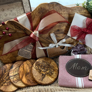 Personalized Housewarming Gift Basket | Real Estate Charcuterie Boards | Closing Gifts | Custom Boards and Coasters