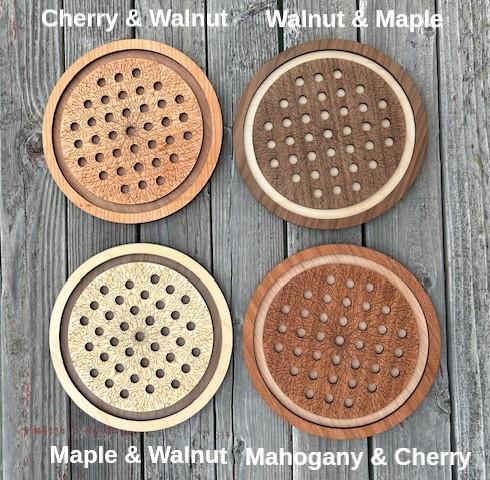 Personalized Wooden Marble Solitaire Game: Mandala Design, Heirloom Gift - Image 4