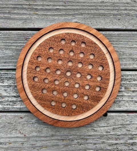 Personalized Wooden Marble Solitaire Game: Mandala Design, Heirloom Gift - Image 6
