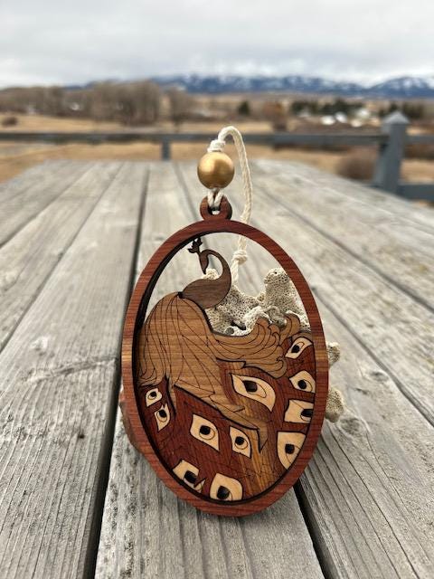 Handcrafted Wood Finish Christmas Ornament: Heirloom Keepsake - Image 4