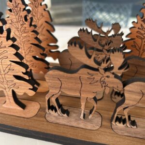 Personalized Wood Tic Tac Toe Game: Unique Family Gift