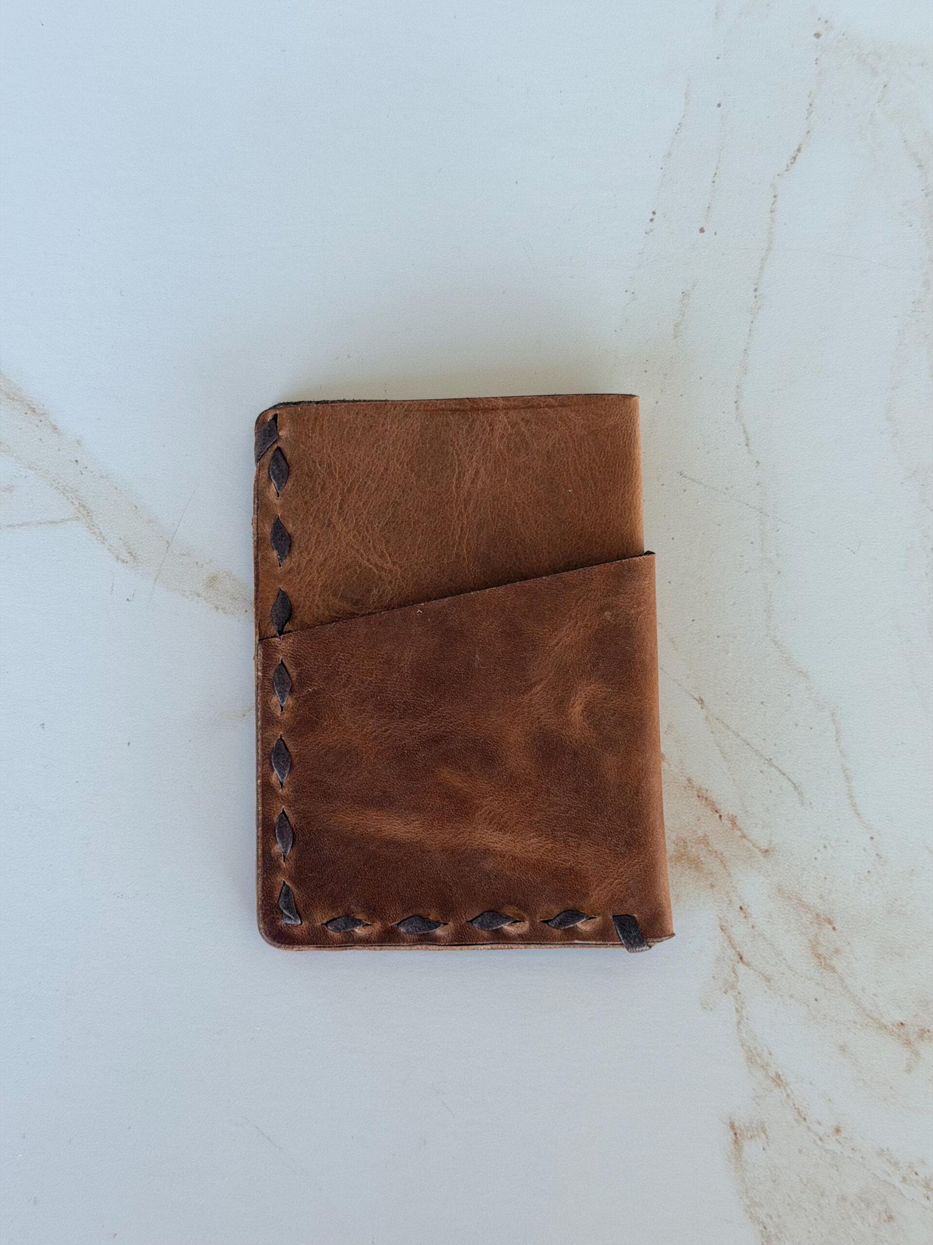 Personalized Slim Leather Wallet, Leather Pocket Wallet – Hand-Sewn, Leather Card Holder, Credit card holder - Image 7