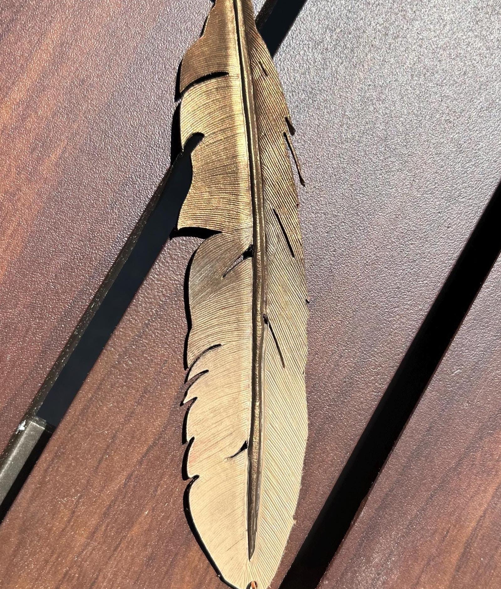 Leather Bookmark | Feather Painted Bookmarks | 3rd anniversary Gift | Leather Goods | Gifts under 20 - Image 11