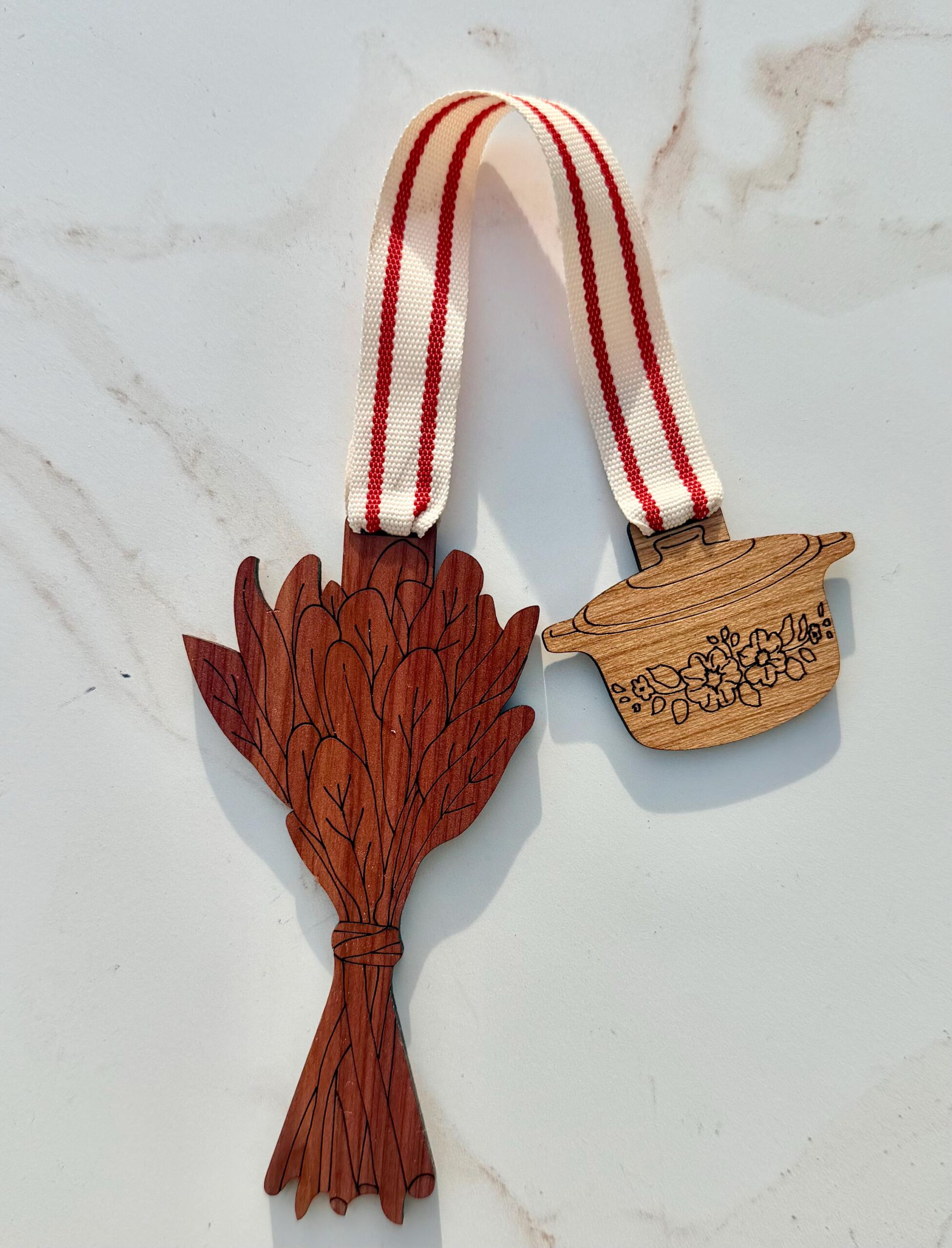 Wooden Engraved Bookmark with Charm | Handmade Book Lover Gift | Unique Wood Bookmark | Gift for Readers | Hobbies Bookmark with Ribbon - Image 8