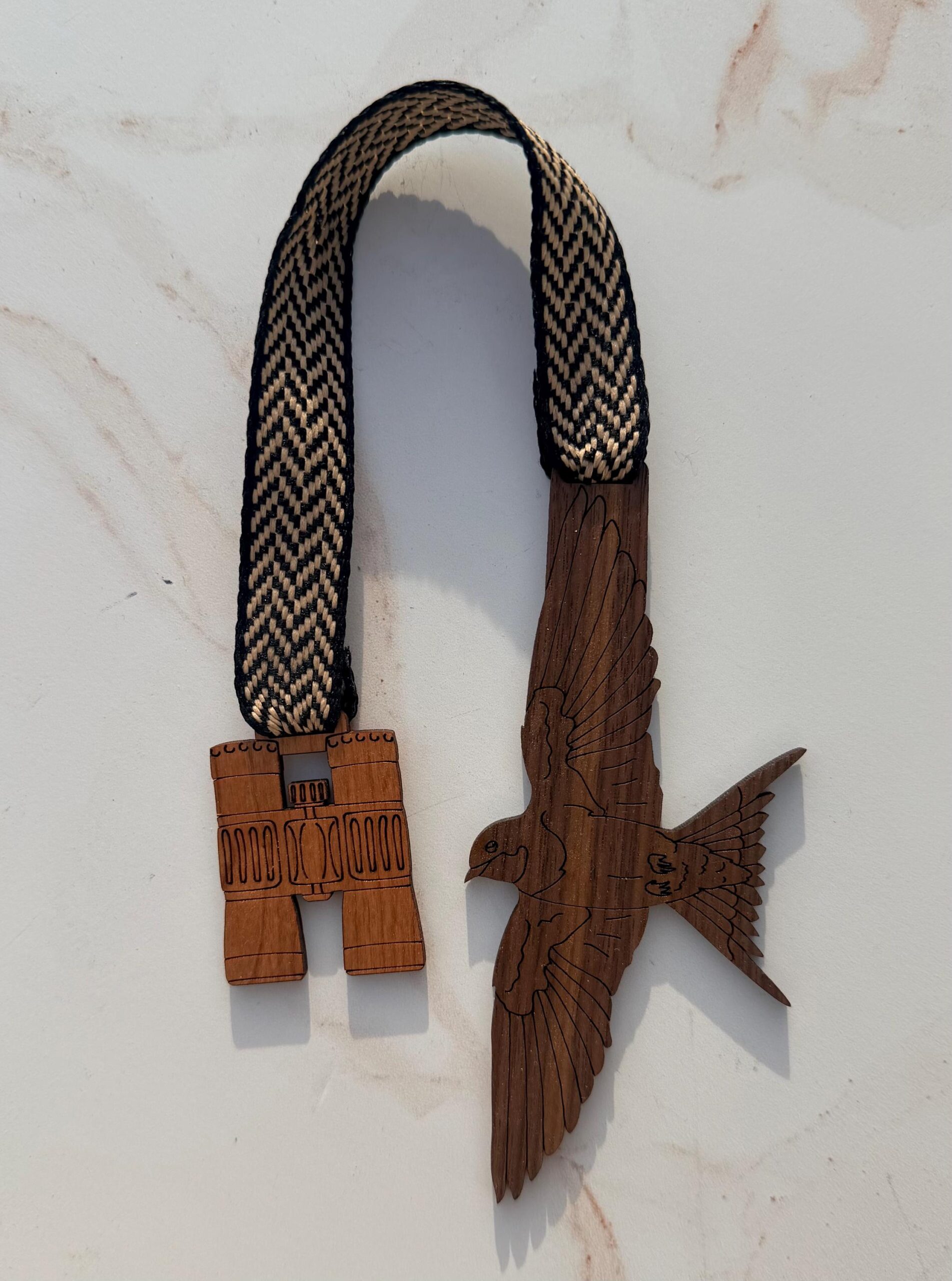 Wooden Engraved Bookmark with Charm | Handmade Book Lover Gift | Unique Wood Bookmark | Gift for Readers | Hobbies Bookmark with Ribbon - Image 5